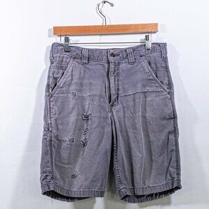 Carhartt Workwear Distressed Carpenter Shorts 30 Y2K Streetwear Skate Grunge